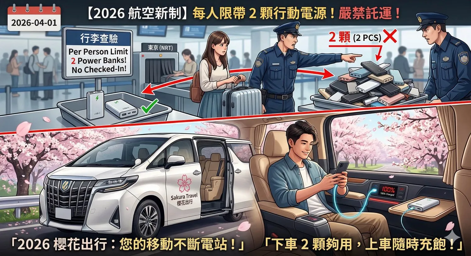 星宇航空行動電源規定 2026｜每人限 2 顆、禁託運、完整新規一次看