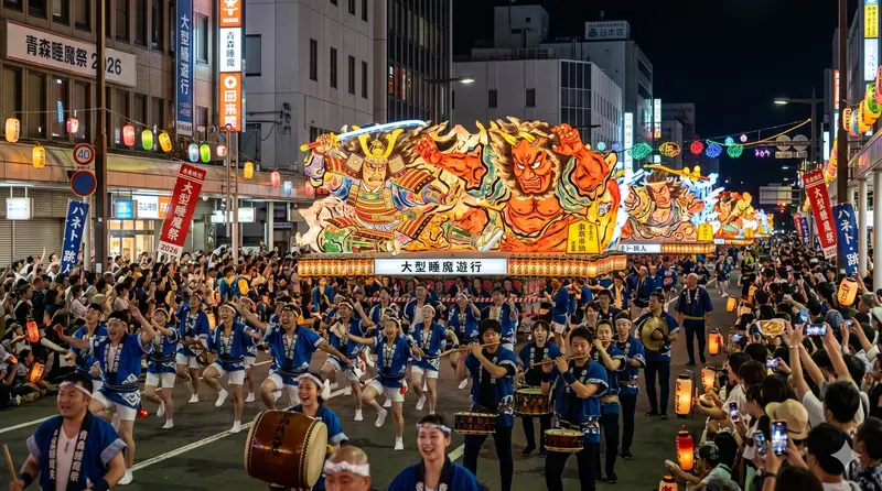青森睡魔祭 2026 攻略｜時間、遊行、海上巡遊花火與交通一次看