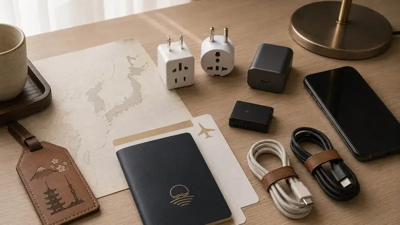 日本韓國插頭與電壓攻略：轉接頭、iPhone、相機、吹風機出國充電一次看