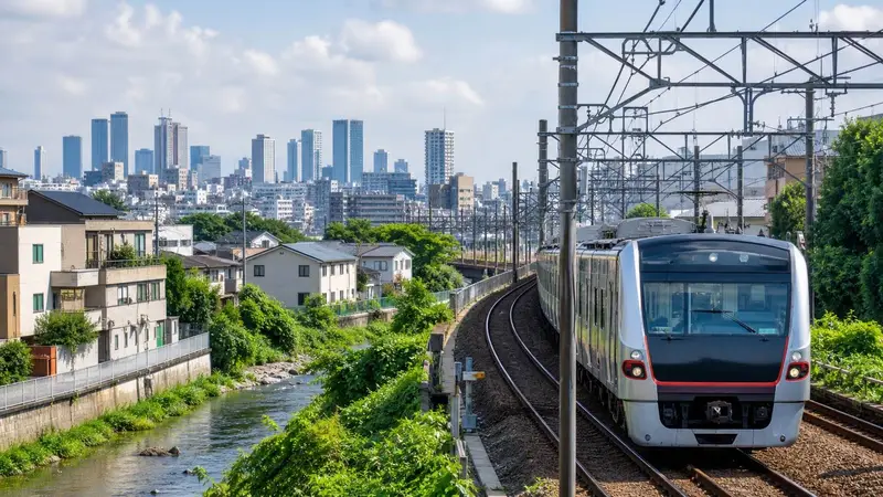 東京私鐵與近郊移動代表圖
