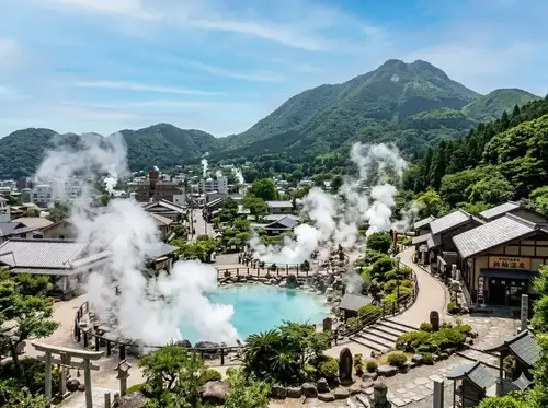 別府海地獄鈷藍色溫泉