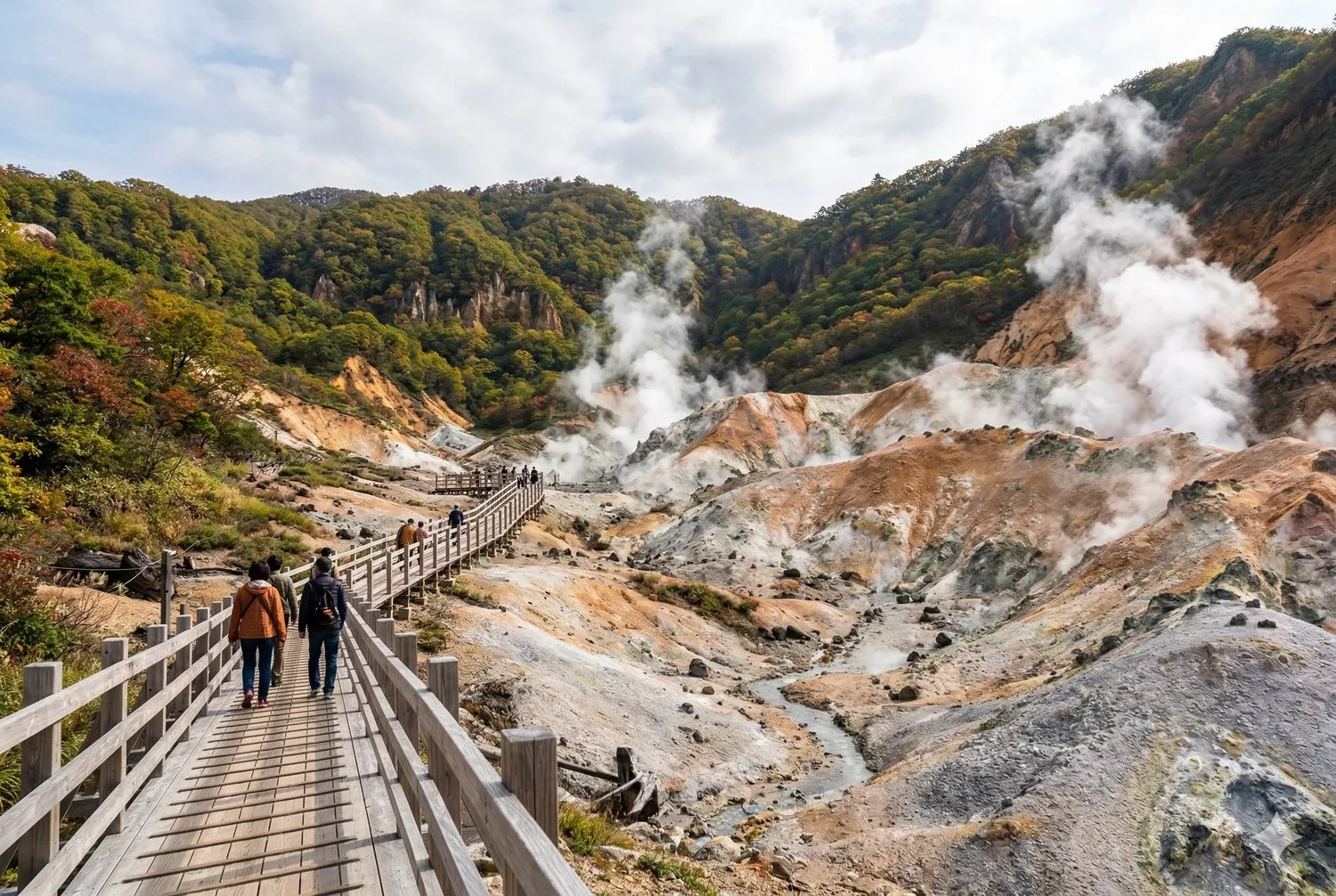 登別地獄谷硫磺蒸氣