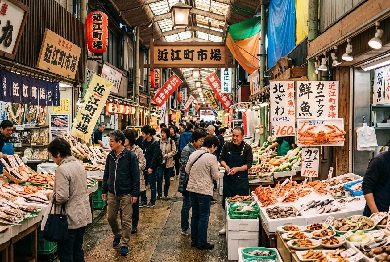 近江町市場海鮮美食