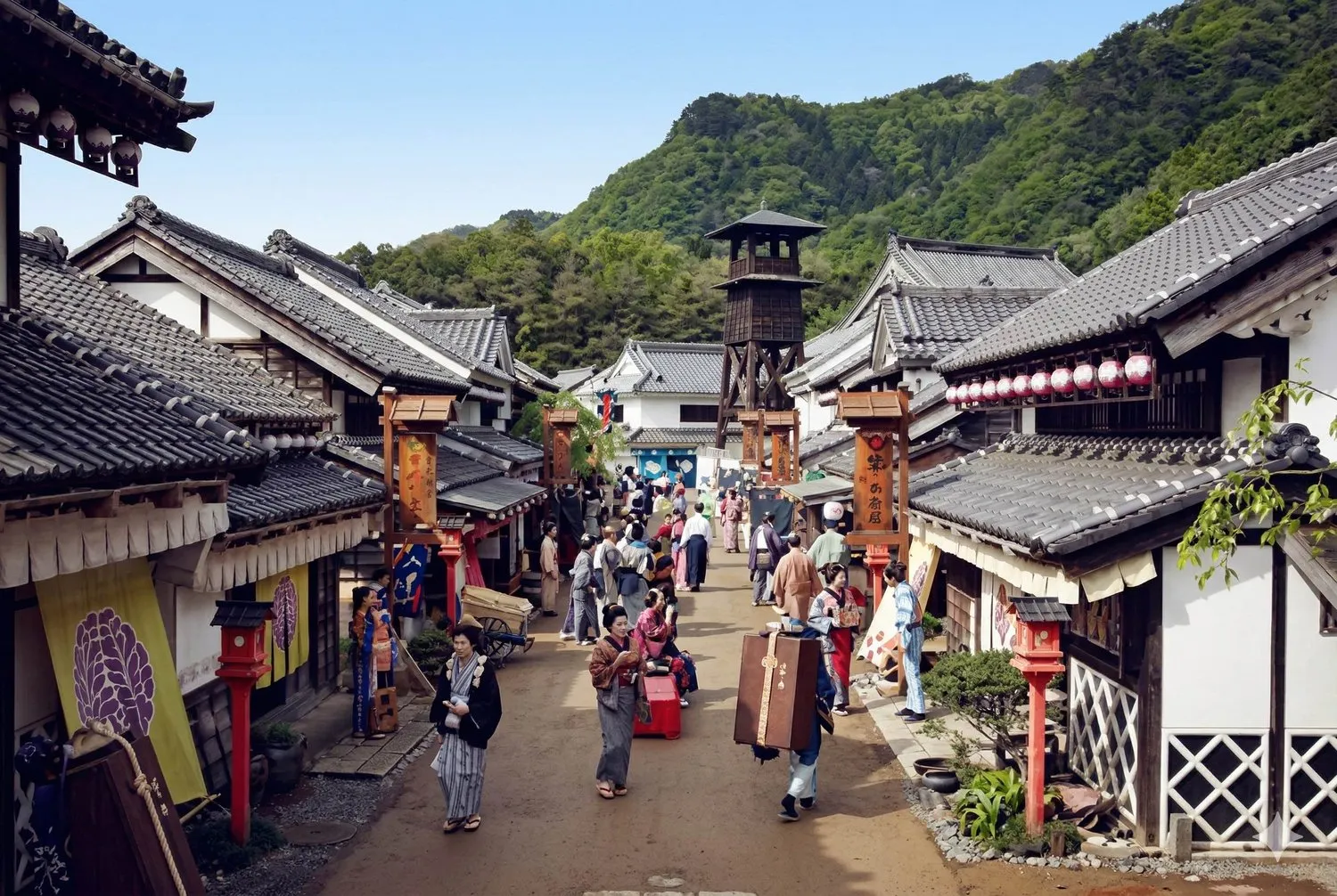 日光江戶村古街重現