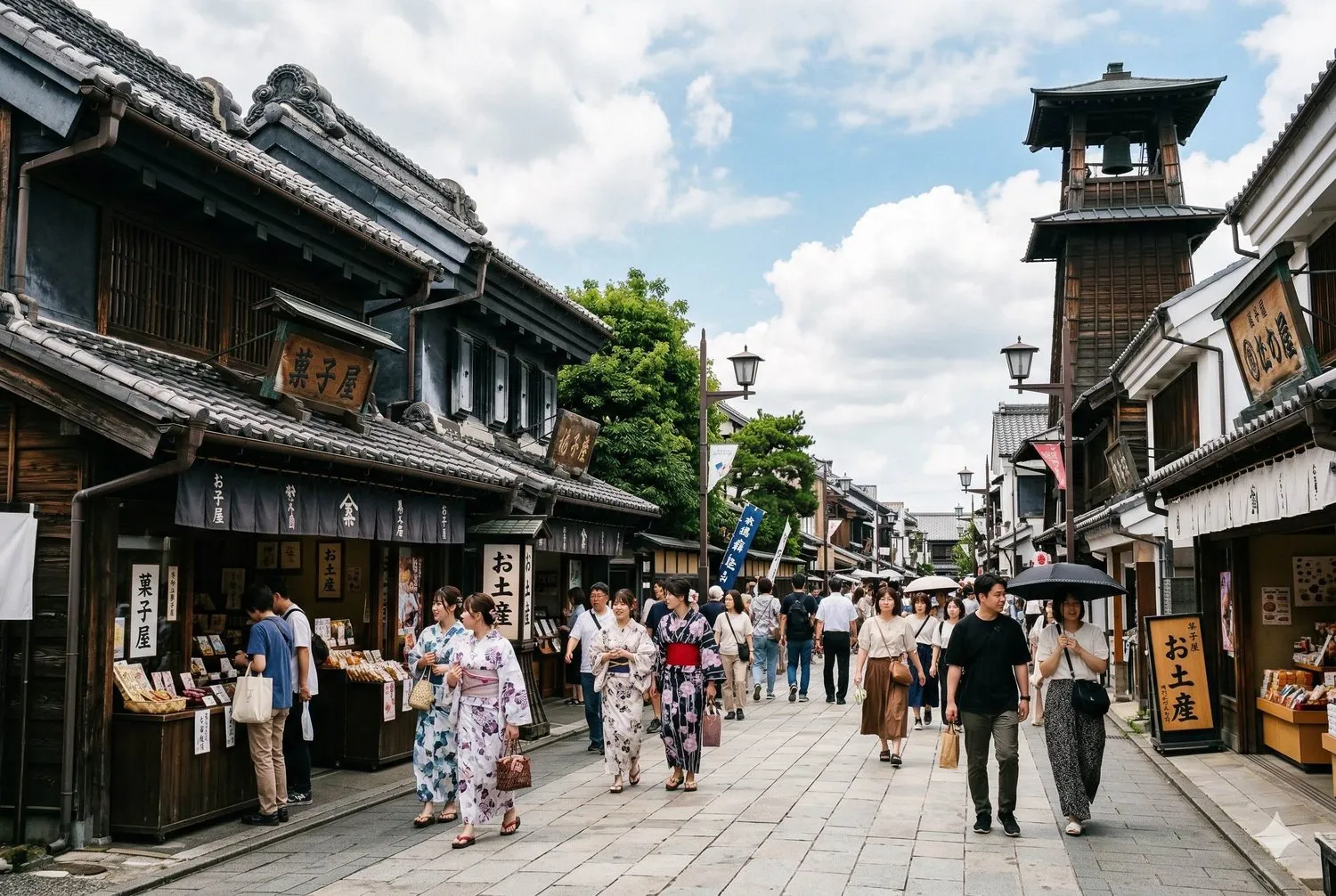小江戶川越藏造老街與菓子屋橫丁