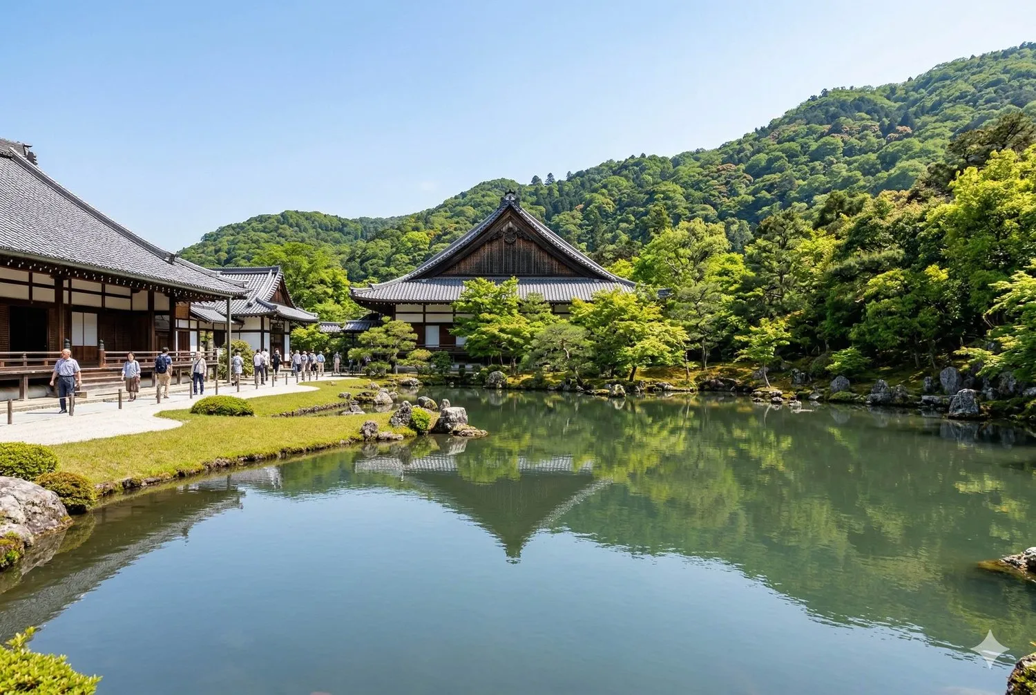 天龍寺曹源池庭園
