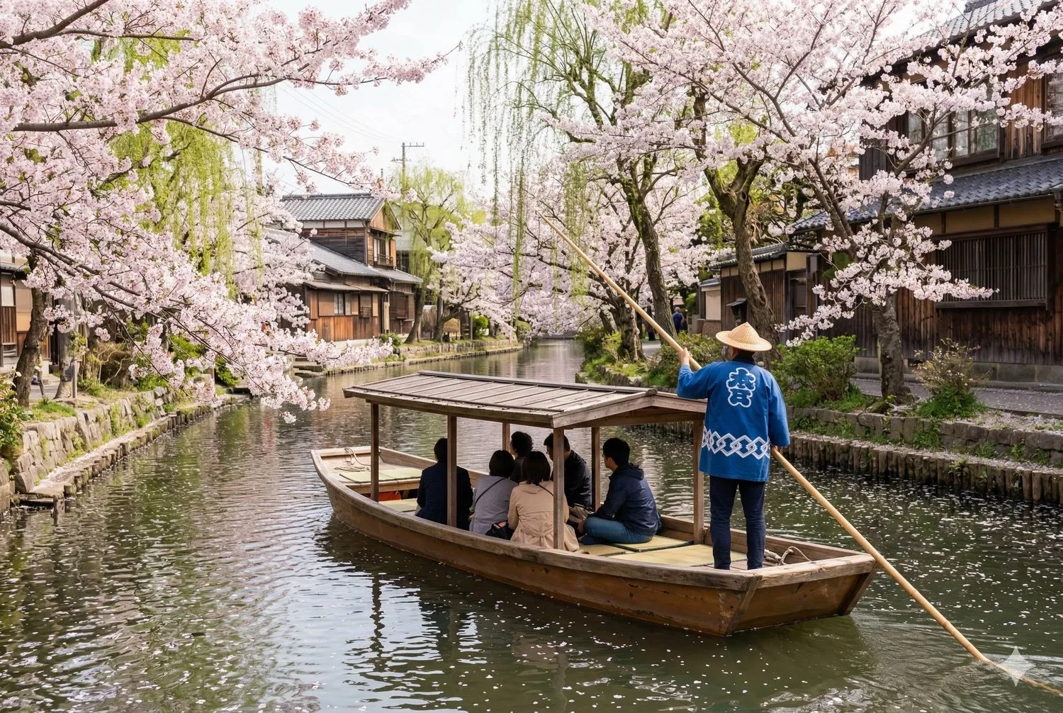 柳川遊船櫻花水道