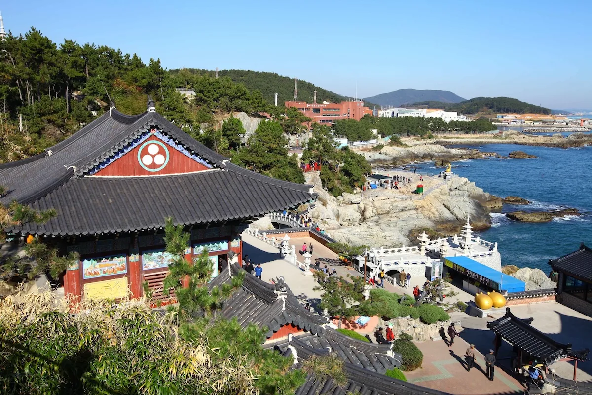 釜山海東龍宮寺海邊寺廟