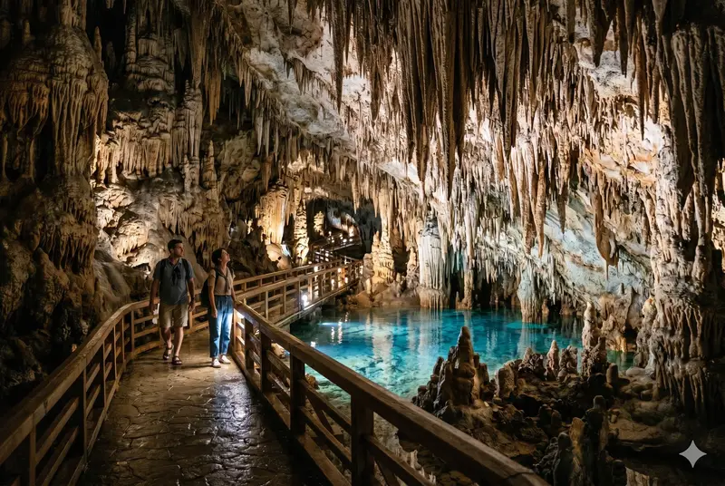 沖繩玉泉洞鐘乳石洞穴