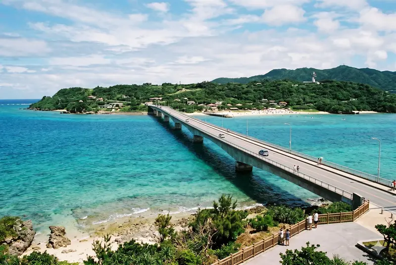 沖繩古宇利大橋跨海景觀