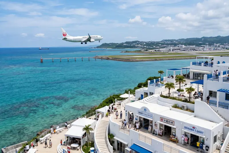 沖繩瀨長島希臘風建築